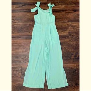 Girls mint green jumper